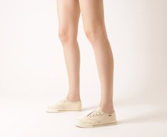 Tênis Slip On Lona Alê Bege