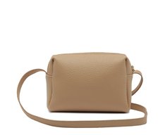 Bolsa Tiracolo Média Arredondada Bege
