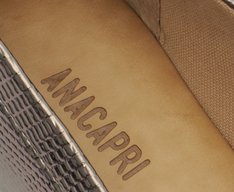 Mocassim Madri Bico Quadrado Prateado