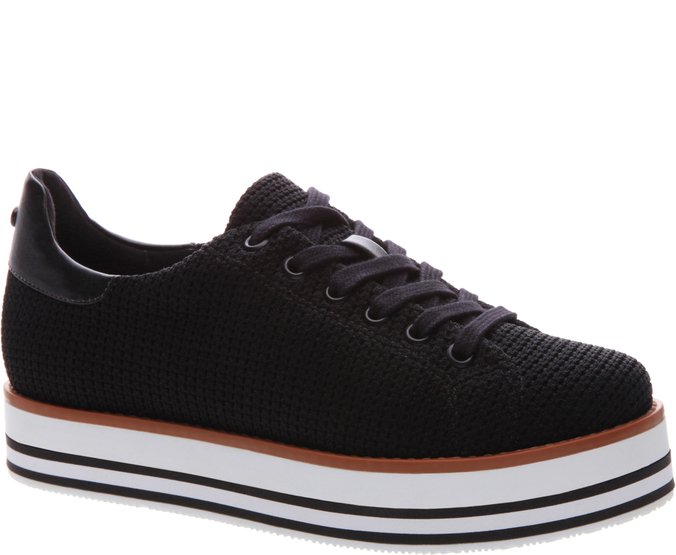 tenis flatform preto anacapri