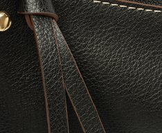 Bolsa Shopping Média Hobo Preta