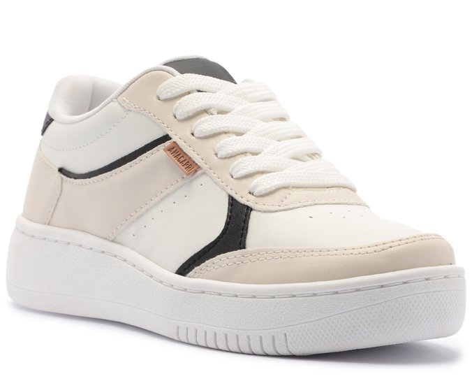 Tênis Robusto Kyle Branco e Preto