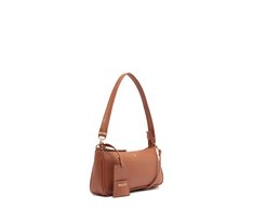 Tiracolo Pequena Bag Charm Marrom Caramelo
