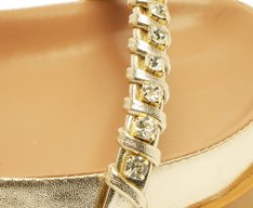 Papete Strass Dourada