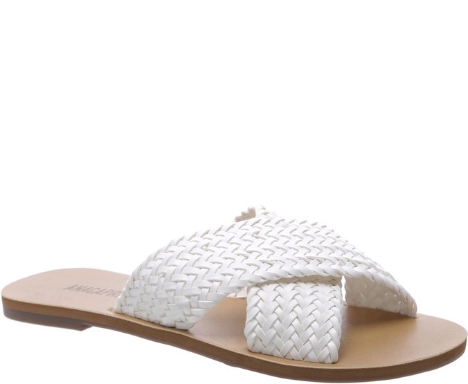 Rasteira branca anacapri clearance