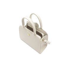 Bolsa Tote Média Estruturada Branca