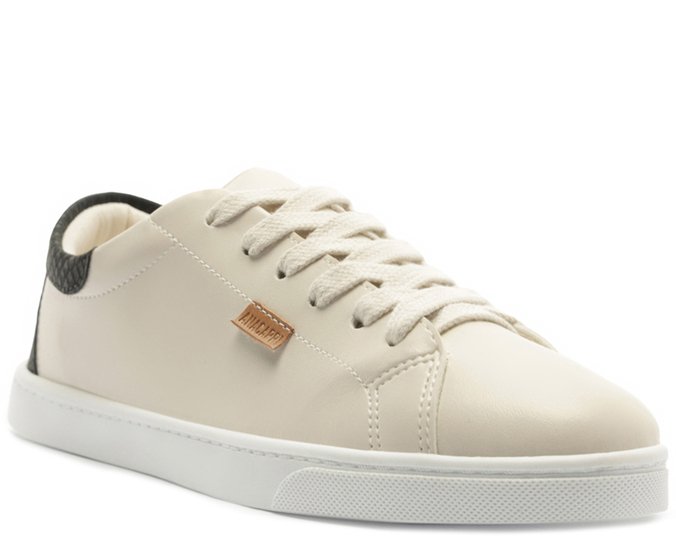 Tênis Clean Branco Off e Preto