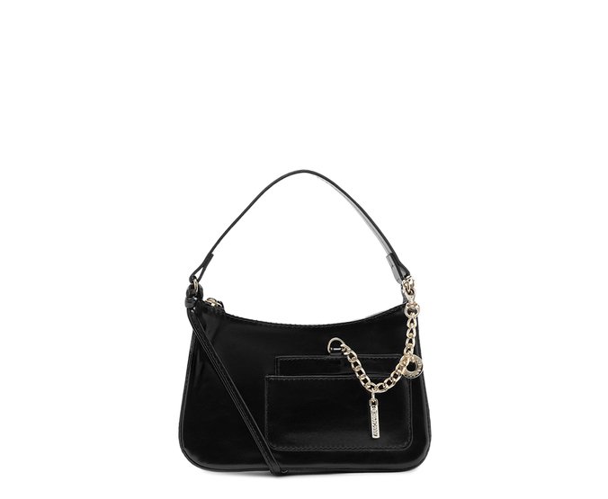 Bolsa Tiracolo Pequena Ivory Preta