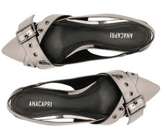 Sapatilha Slingback Mônica Prateada