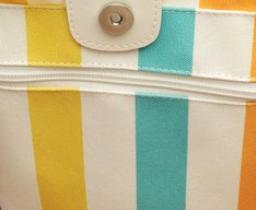 Bolsa Shopping Grande Listras Sundown Multicolor