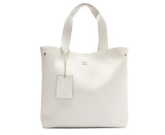 Bolsa Shopping Grande Maxi Porta-Cartão Branca