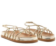 Papete Gladiadora Tachas Dourada
