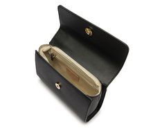 Bolsa Tiracolo Pequena Aba Tressê Preta