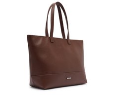 Bolsa Shopping Grande Sofisticada Marrom