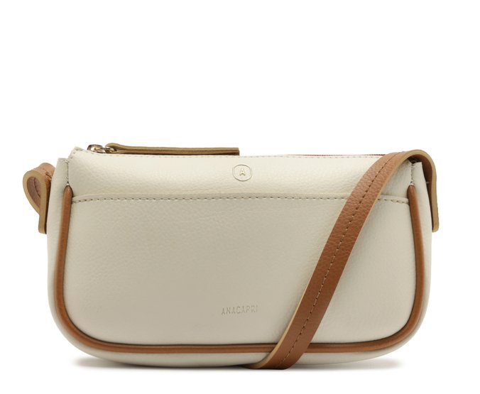 Bolsa Tiracolo Média Soft Color Branca