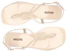 Rasteira Slim Silver Branca