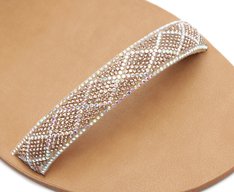 Rasteira Manta Glam Detalhada Dourada