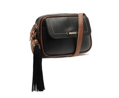 Bolsa Tiracolo Pequena Eco Soft Preta