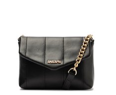 Bolsa Tiracolo Pequena Matelassê Flufy Preta