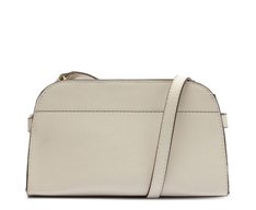 Bolsa Tiracolo Média Zíper Helena Branca