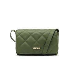 Bolsa Tiracolo Pequena Matelassê Triangular Envelope Verde
