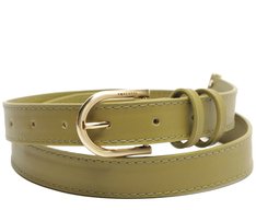 Cinto Fino Fivela Metálica Valentina Verde