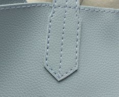 Bolsa Shopping Azul Soft Grande