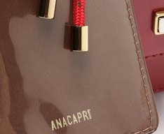 Bolsa Tiracolo Média Lisa Vermelha