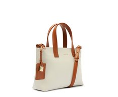 Bolsa Tote Média Cadeado Branca
