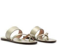 Rasteira Minimal Chic Dourada