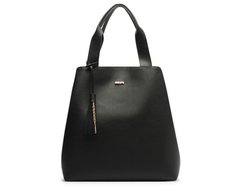 Bolsa Shopping Grande Maxi Barbicacho Preta
