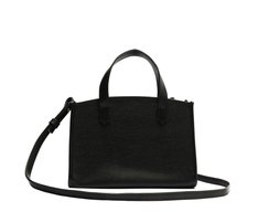 Bolsa Tote Média Estruturada Preta