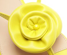 Sandália Slim Flor Verde