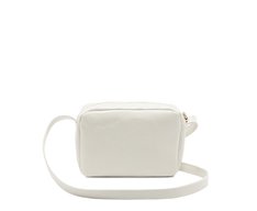 Bolsa Tiracolo Pequena Lenço Decorativo Branca