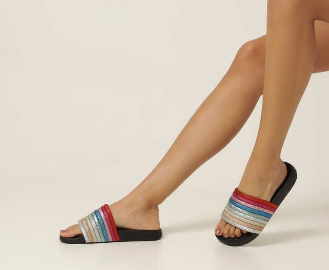 Papete Tira Única Glitter Multicolorida
