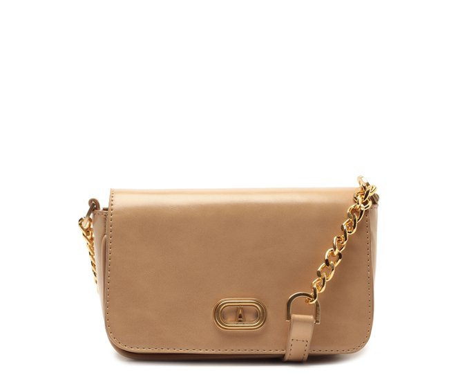 Bolsa Tiracolo Pequena Nathalia Bege