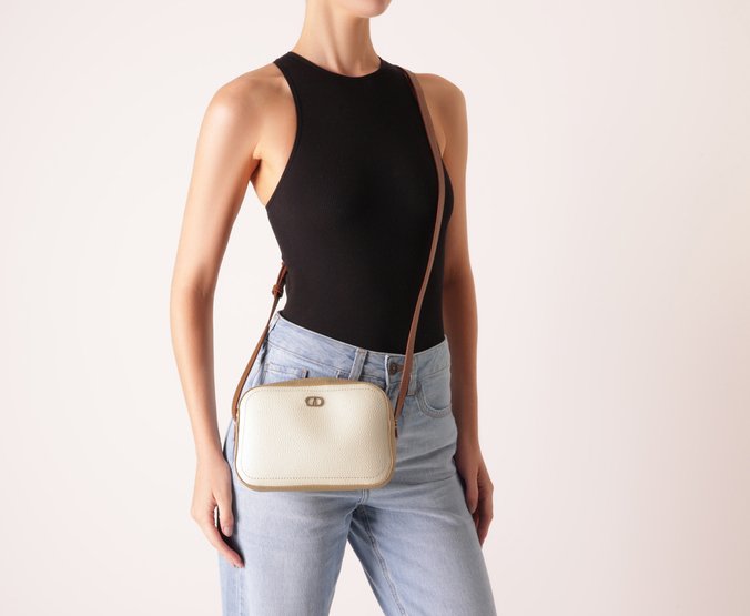 Bolsa Tiracolo Média Office Branca