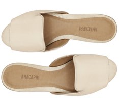 Rasteira Peep Toe Dourada