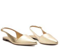 Sapatilha Slingback Classic Dourada