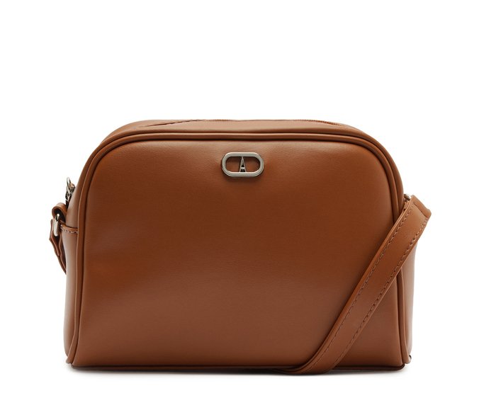 Bolsa Tiracolo Média Camera Marrom Café