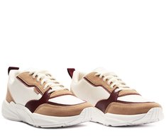 Tênis Sporty Multineutro Branco Detalhe Roxo