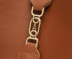 Bolsa Shopping Grande Hobo Pin A Marrom