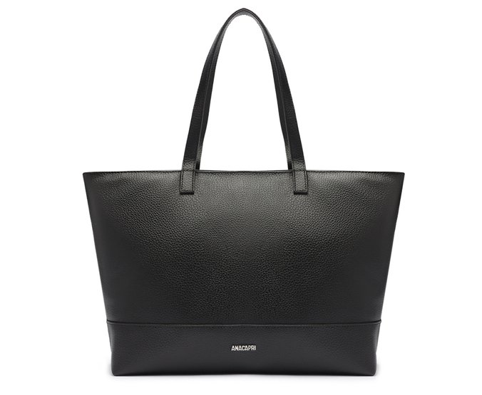 Bolsa Shopping Grande Sofisticada Preta