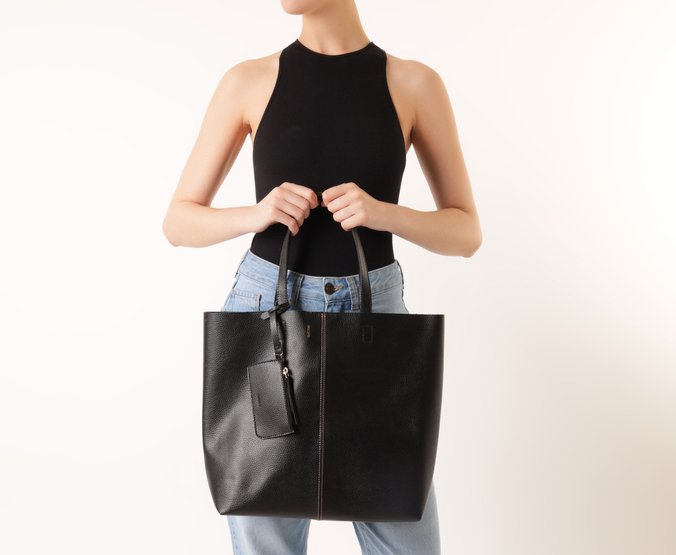 Bolsa Shopping Grande Floater Preta