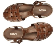Sandália Tiras Huarache Marrom