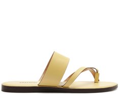 Rasteira Minimal Chic Amarela