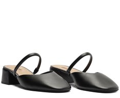 Mule Basic Salto Bloco Preta