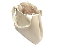 Bolsa Shopping Grande Maxi Barbicacho Branca