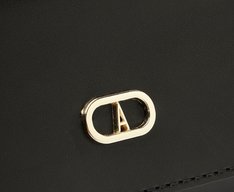 Bolsa Tiracolo Pequena Aurora Preta