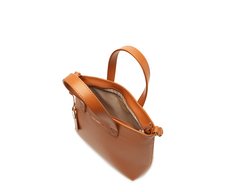 Bolsa Tote Média Cadeado Marrom